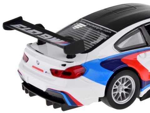 Auto metalowe model sportowe BMW M6 GT3 skala 1:32 światło dźwięk ZA4613 Auto metalowe model sportowe BMW M6 GT3 skala 1:32 światło dźwięk ZA4613