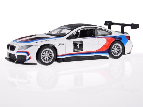 Auto metalowe model sportowe BMW M6 GT3 skala 1:32 światło dźwięk ZA4613 Auto metalowe model sportowe BMW M6 GT3 skala 1:32 światło dźwięk ZA4613