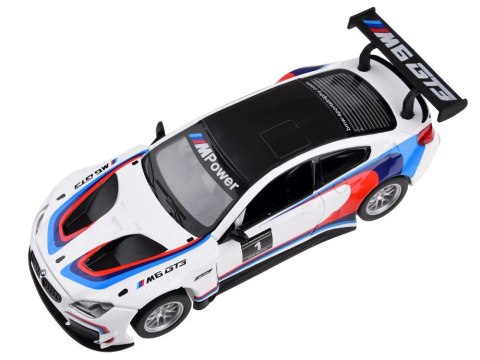 Auto metalowe model sportowe BMW M6 GT3 skala 1:32 światło dźwięk ZA4613 Auto metalowe model sportowe BMW M6 GT3 skala 1:32 światło dźwięk ZA4613