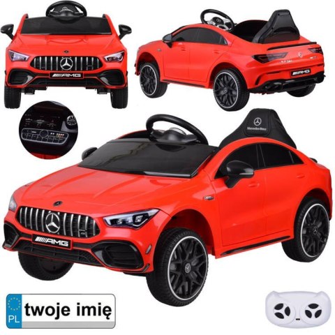Auto na akumulator Mercedes AMG CLA 45s dla dziecka efekt bujania PA0307 Auto na akumulator Mercedes AMG CLA 45s dla dziecka efekt bujania PA0307