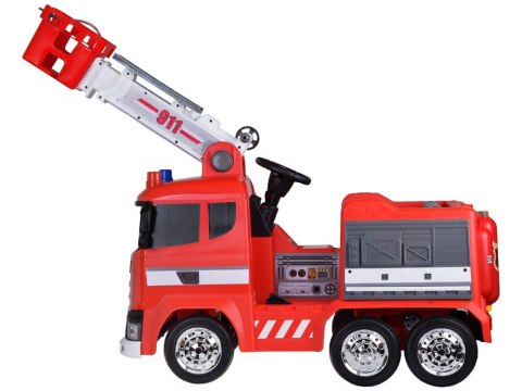Auto straż pożarna wóz strażacki na akumulator sikawka bujanie PA0316 Auto straż pożarna wóz strażacki na akumulator sikawka bujanie PA0316
