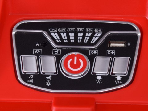 Auto straż pożarna wóz strażacki na akumulator sikawka bujanie PA0316 Auto straż pożarna wóz strażacki na akumulator sikawka bujanie PA0316