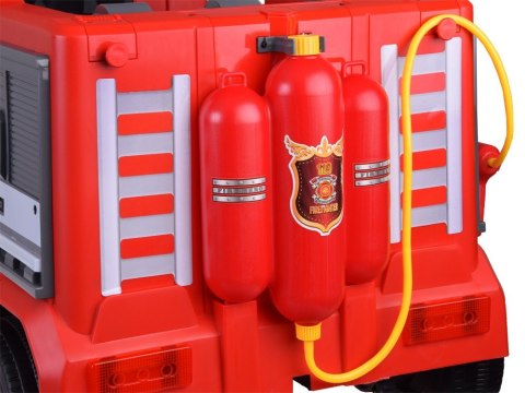 Auto straż pożarna wóz strażacki na akumulator sikawka bujanie PA0316 Auto straż pożarna wóz strażacki na akumulator sikawka bujanie PA0316
