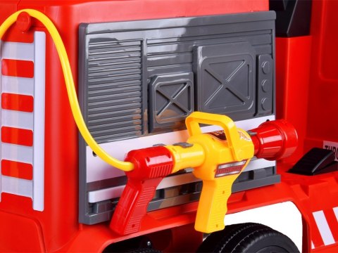 Auto straż pożarna wóz strażacki na akumulator sikawka bujanie PA0316 Auto straż pożarna wóz strażacki na akumulator sikawka bujanie PA0316