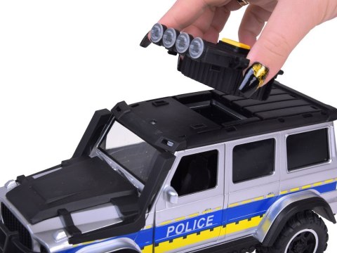 Auto terenowe Policja Radiowóz z napędem Światła + Dźwięki ZA5410 Auto terenowe Policja Radiowóz z napędem Światła + Dźwięki ZA5410
