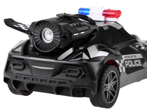 Auto zdalnie sterowane Policja dym światło RC0596 Auto zdalnie sterowane Policja dym światło RC0596