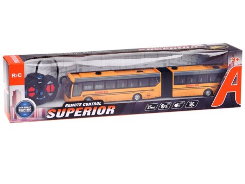 Autobus szkolny miejski przegubowy sterowany za pomocą pilota RC0624 Autobus szkolny miejski przegubowy sterowany za pomocą pilota RC0624