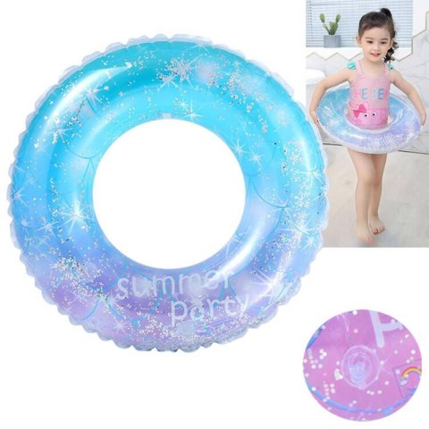 Bajeczne Kółko dmuchane z konfetti do pływania dla dzieci 80cm SP0751 Bajeczne Kółko dmuchane z konfetti do pływania dla dzieci 80cm SP0751