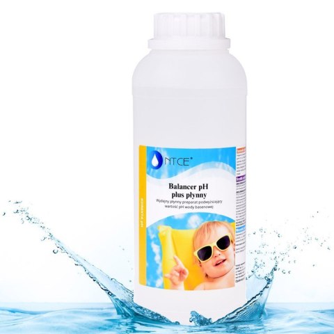 Balancer PH plus + płyn do podwyższania pH wody w basenie 1L BA0573 Balancer PH plus + płyn do podwyższania pH wody w basenie 1L BA0573