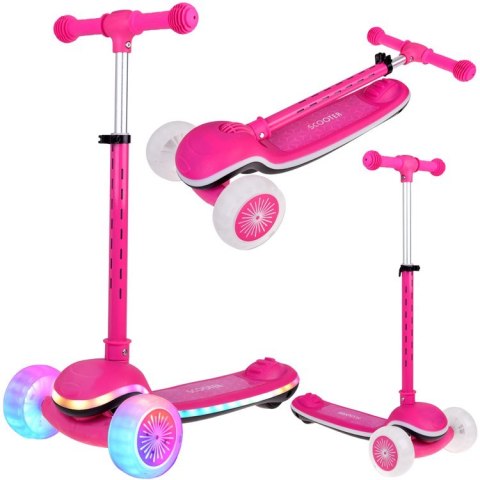 Balansowa hulajnoga SCOOTER 3-kołowa KOLOROWE ŚWIATEŁKA i MUZYKA SP0812 Balansowa hulajnoga SCOOTER 3-kołowa KOLOROWE ŚWIATEŁKA i MUZYKA SP0812