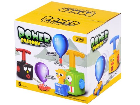 Balonowa wyrzutnia z pompką + autko ZA3945 Balonowa wyrzutnia z pompką + autko ZA3945