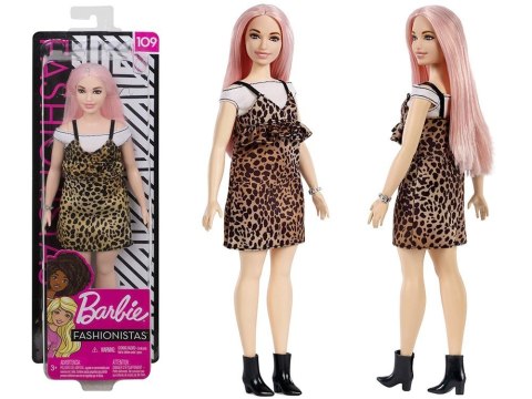 Barbie lalka Fashionistas sukienka panterka ZA3160 Barbie lalka Fashionistas sukienka panterka ZA3160