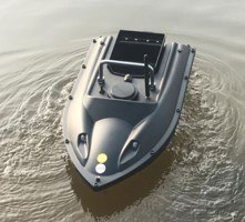 Łódź zdalnie sterowana na pilota RC zanętowa łódka na zanętę czarna Łódź zdalnie sterowana na pilota RC zanętowa łódka na zanętę czarna