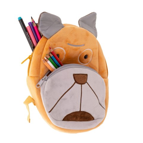 Plecak dla przedszkolaka do przedszkola pluszowy piesek 24cm