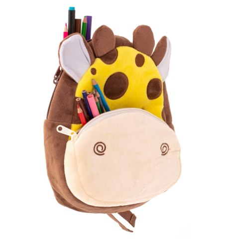 Plecak przedszkolaka pluszowy żyrafa 24cm Plecak przedszkolaka pluszowy żyrafa 24cm