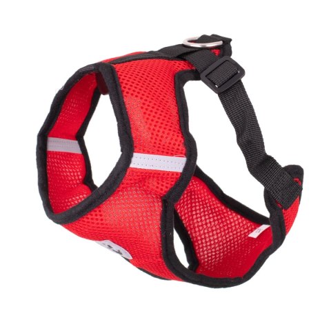 Szelki dla psa bezuciskowe odblaskowe regulowane lekkie ze smyczą M Szelki dla psa bezuciskowe odblaskowe regulowane lekkie ze smyczą M