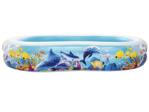Bestawy Basen dmuchany fish'n friends 262 x 157x46cm 54118 Bestawy Basen dmuchany fish'n friends 262 x 157x46cm 54118