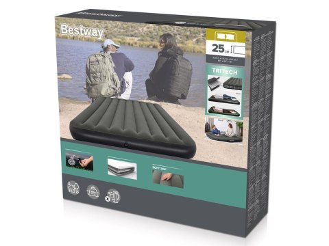 Bestway 2-osobowy dmuchany materac Queen Tritech Air 203x152x25cm 6713N Bestway 2-osobowy dmuchany materac Queen Tritech Air 203x152x25cm 6713N