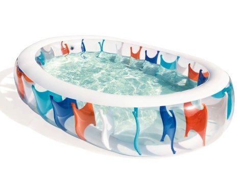 Bestway Basen dmuchany elipsa 229cm x 152cm 54066 Bestway Basen dmuchany elipsa 229cm x 152cm 54066