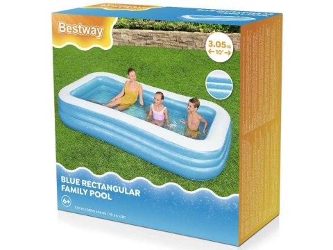 Bestway Basen dmuchany rodzinny 305x183x56cm 54009 Bestway Basen dmuchany rodzinny 305x183x56cm 54009