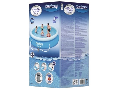 Bestway Basen rozporowy 5377 l 366x76 cm 57274 Bestway Basen rozporowy 5377 l 366x76 cm 57274