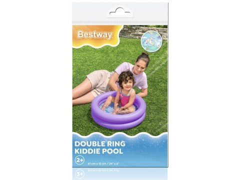 Bestway Basenik dmuchany pompowany brodzik dla dzieci 61x15cm 51061 Bestway Basenik dmuchany pompowany brodzik dla dzieci 61x15cm 51061