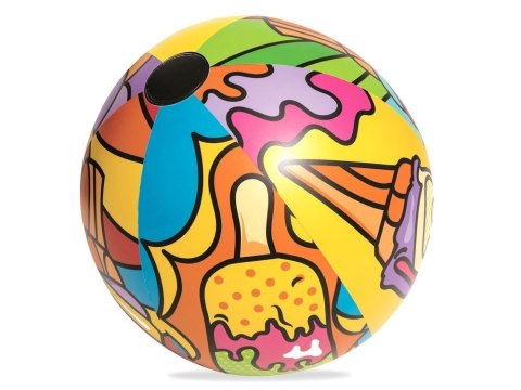 Bestway Dmuchana piłka plażowa KOLOROWA duża aż 91cm 31044 Bestway Dmuchana piłka plażowa KOLOROWA duża aż 91cm 31044