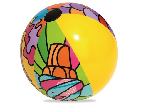 Bestway Dmuchana piłka plażowa KOLOROWA duża aż 91cm 31044 Bestway Dmuchana piłka plażowa KOLOROWA duża aż 91cm 31044