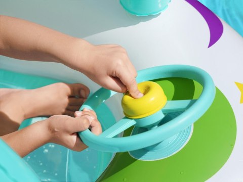 Bestway Dmuchany Ponton z daszkiem ŁÓDKA z dnem Kierownica + klakson 34149 Bestway Dmuchany Ponton z daszkiem ŁÓDKA z dnem Kierownica + klakson 34149