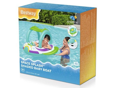 Bestway Dmuchany Ponton z daszkiem ŁÓDKA z dnem Kierownica + klakson 34149 Bestway Dmuchany Ponton z daszkiem ŁÓDKA z dnem Kierownica + klakson 34149