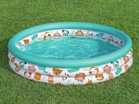 Bestway Dmuchany basen brodzik dla dzieci ZWIERZĄTKA Z SAFARI 122cm 51226 Bestway Dmuchany basen brodzik dla dzieci ZWIERZĄTKA Z SAFARI 122cm 51226