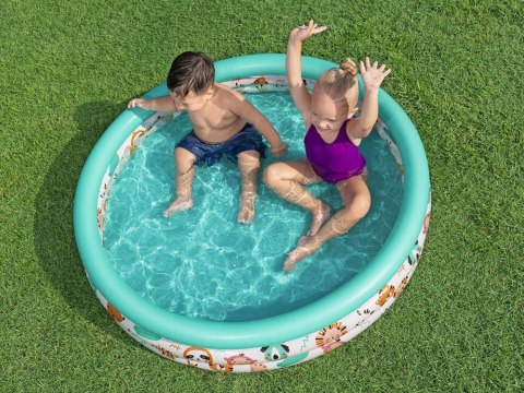 Bestway Dmuchany basen brodzik dla dzieci ZWIERZĄTKA Z SAFARI 122cm 51226 Bestway Dmuchany basen brodzik dla dzieci ZWIERZĄTKA Z SAFARI 122cm 51226