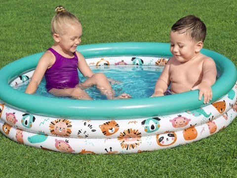 Bestway Dmuchany basen brodzik dla dzieci ZWIERZĄTKA Z SAFARI 122cm 51226 Bestway Dmuchany basen brodzik dla dzieci ZWIERZĄTKA Z SAFARI 122cm 51226