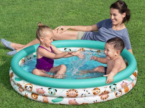 Bestway Dmuchany basen brodzik dla dzieci ZWIERZĄTKA Z SAFARI 122cm 51226 Bestway Dmuchany basen brodzik dla dzieci ZWIERZĄTKA Z SAFARI 122cm 51226