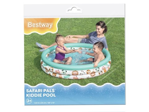 Bestway Dmuchany basen brodzik dla dzieci ZWIERZĄTKA Z SAFARI 122cm 51226 Bestway Dmuchany basen brodzik dla dzieci ZWIERZĄTKA Z SAFARI 122cm 51226