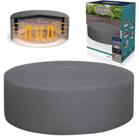 Bestway ENEGYSENSE Pokrywa termiczna pokrowiec do Lay-Z-Spa 216 cm 60326 Bestway ENEGYSENSE Pokrywa termiczna pokrowiec do Lay-Z-Spa 216 cm 60326