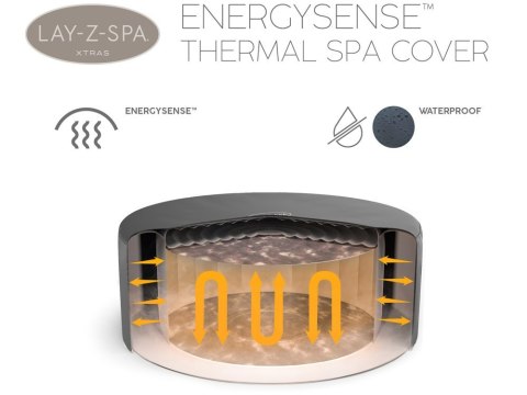 Bestway ENEGYSENSE Pokrywa termiczna pokrowiec do Lay-Z-Spa 216 cm 60326 Bestway ENEGYSENSE Pokrywa termiczna pokrowiec do Lay-Z-Spa 216 cm 60326