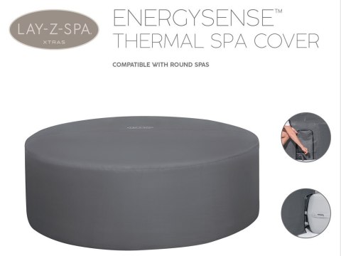 Bestway ENEGYSENSE Pokrywa termiczna pokrowiec do Lay-Z-Spa 216 cm 60326 Bestway ENEGYSENSE Pokrywa termiczna pokrowiec do Lay-Z-Spa 216 cm 60326
