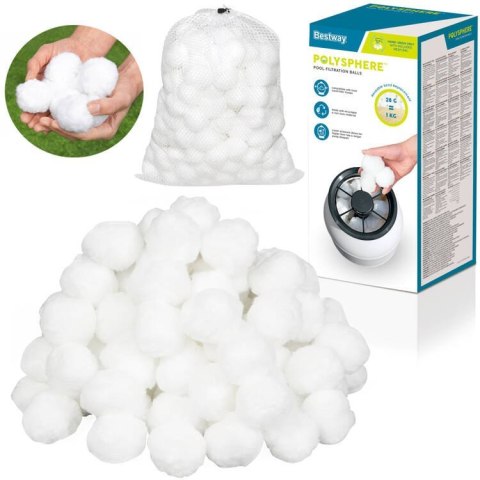 Bestway Flowclear Kulki filtracyjne do pompy piaskowej 500g 58475 Bestway Flowclear Kulki filtracyjne do pompy piaskowej 500g 58475
