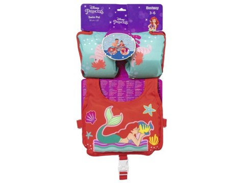 Bestway Kamizelka do pływania z rękawkami 3-6 L Mała Syrenka Ariel 9101I Bestway Kamizelka do pływania z rękawkami 3-6 L Mała Syrenka Ariel 9101I