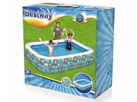 Bestway duży Basen dmuchany 305x183x56cm 54121 Bestway duży Basen dmuchany 305x183x56cm 54121