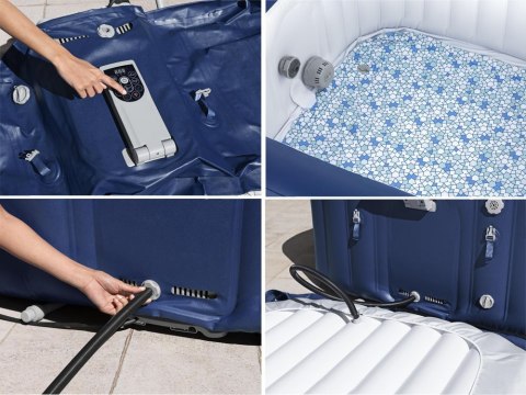 Bestway Lay-Z-Spa HAWAII hydromasaż wbudowana pompa WiFi aplikacja 6001H Bestway Lay-Z-Spa HAWAII hydromasaż wbudowana pompa WiFi aplikacja 6001H