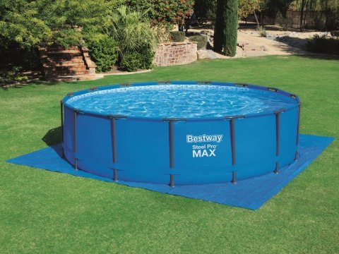 Bestway MATA pod basen ogrodowy 488 x 488cm folia ochronna 58003 Bestway MATA pod basen ogrodowy 488 x 488cm folia ochronna 58003