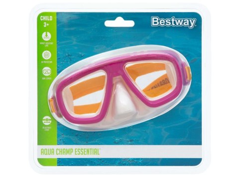 Bestway Maska Okulary do pływania i snurkowania RÓŻOWE 22011 Bestway Maska Okulary do pływania i snurkowania RÓŻOWE 22011