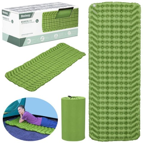 Bestway Materac karimata pod śpiwór WanderLite Large 198x71cm 69616 Bestway Materac karimata pod śpiwór WanderLite Large 198x71cm 69616