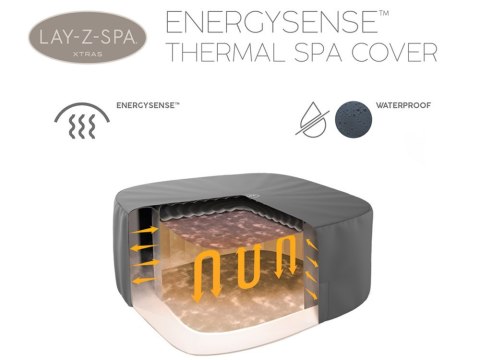 Bestway Pokrywa termiczna pokrowiec ENERGYSENSE do Lay-Z-Spa 180cm 60319 Bestway Pokrywa termiczna pokrowiec ENERGYSENSE do Lay-Z-Spa 180cm 60319