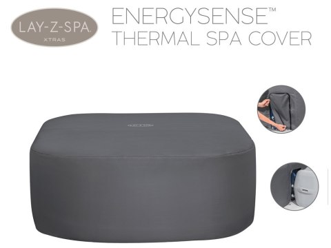 Bestway Pokrywa termiczna pokrowiec ENERGYSENSE do Lay-Z-Spa 230cm 60333 Bestway Pokrywa termiczna pokrowiec ENERGYSENSE do Lay-Z-Spa 230cm 60333