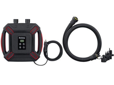 Bestway Wysokociśnieniowa elektryczna pompka powietrzna DC 4 adaptery 62265 Bestway Wysokociśnieniowa elektryczna pompka powietrzna DC 4 adaptery 62265