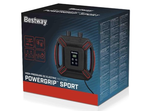 Bestway Wysokociśnieniowa elektryczna pompka powietrzna DC 4 adaptery 62265 Bestway Wysokociśnieniowa elektryczna pompka powietrzna DC 4 adaptery 62265