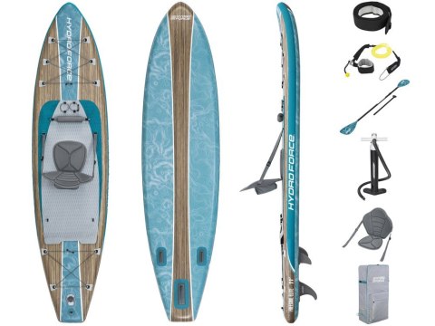 Bestway Zestaw Deska SUP z oparciem Hydro-Force 2w1 335cmx84cmx15cm 6532E Bestway Zestaw Deska SUP z oparciem Hydro-Force 2w1 335cmx84cmx15cm 6532E
